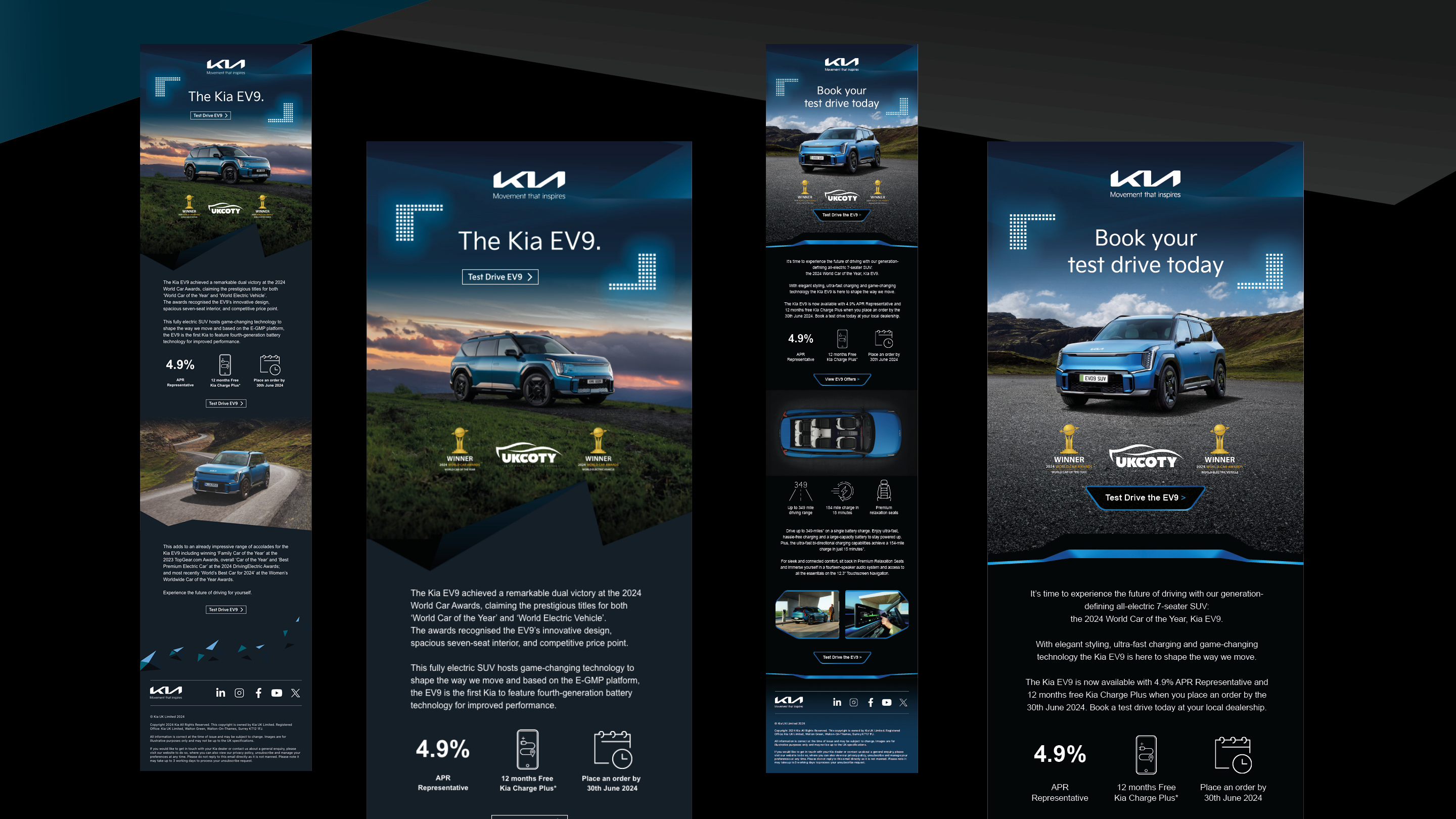 EV9 Electric Experience Email Suite}